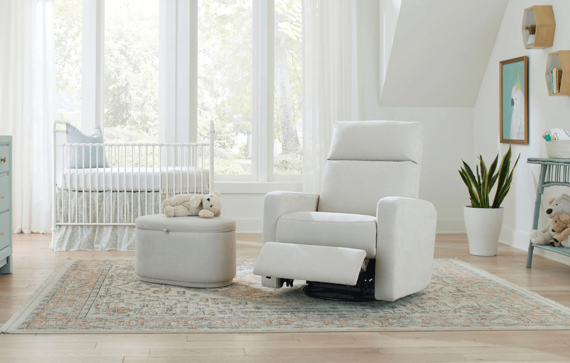 Nursery swivel rocker recliner online