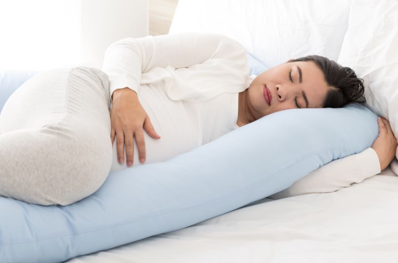 The Mini Belly Sleeper Pillow - A Stomach Sleeper Travel Pillow