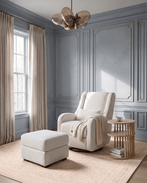 The Charleston Plus + Gliding Ottoman + Lumbar Pillow