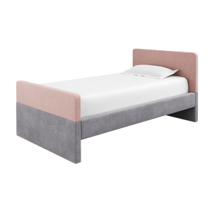 The Kids Bed - Twin | Blush / Gray