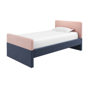 The Kids Bed - Twin | Blush / Navy