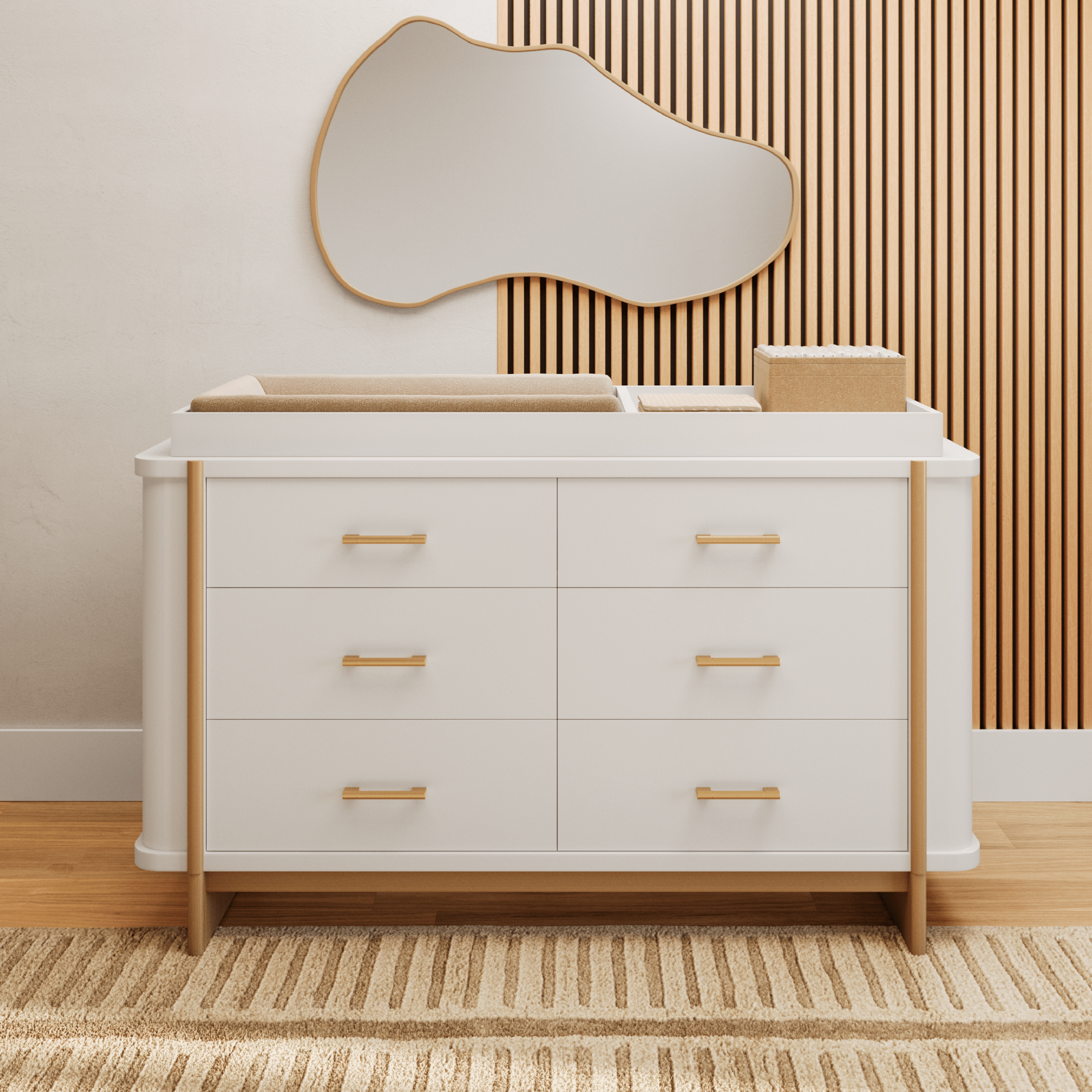 chinese dress ladies The Milan Dresser | Modern Nursery Dresser: 6 Drawers