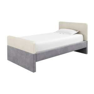 The Kids Bed - Twin | Ivory / Gray