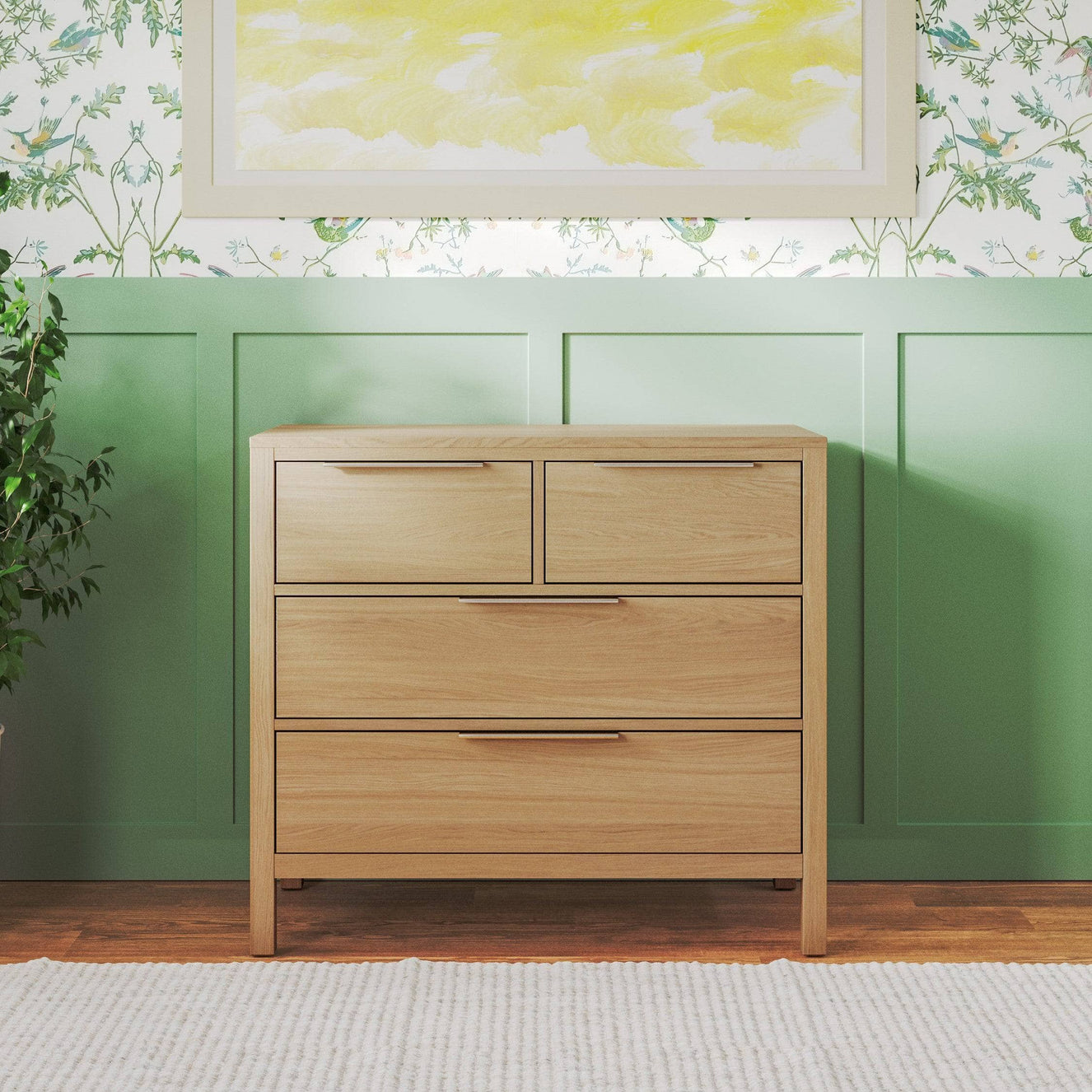 small dresser The Newport Small Dresser for Nursery: Natural & White