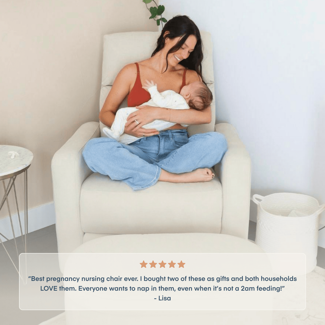 The Glider Plus Best Rated Nursery Glider Recliner Nurture&