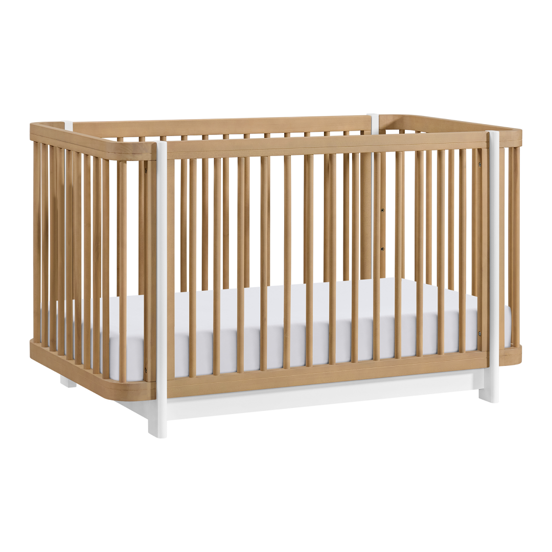 natural finish crib
