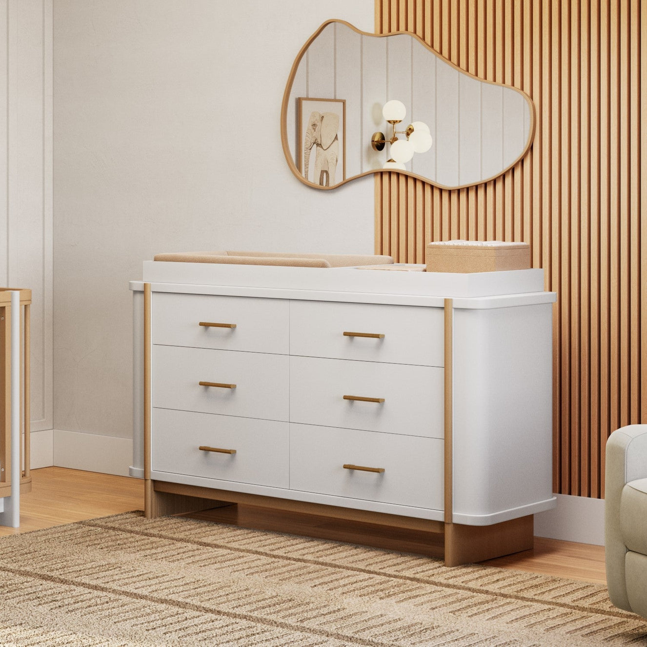 baby dresser Nurture& The Milan Large Dresser in Natural