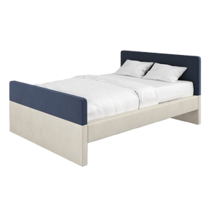 The Soho Bed - Full | Navy / Ivory
