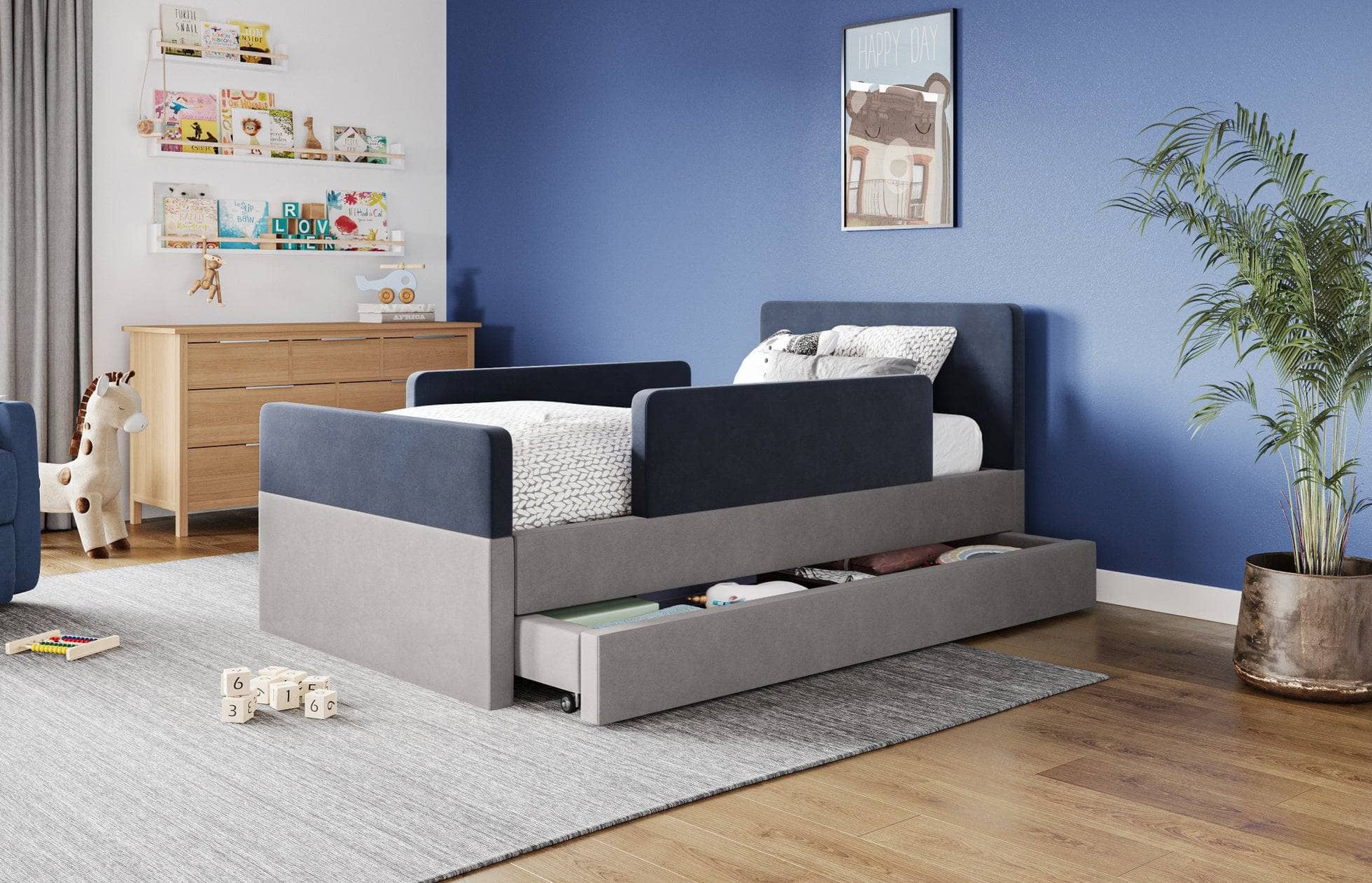 Twin Bed for Kids 12 Color Combinations Nurture&
