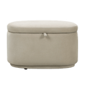 The Storage Ottoman | Ivory