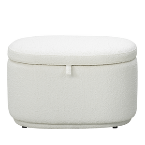 The Storage Ottoman | Boucle White