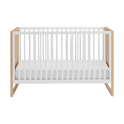 The Newport Crib | White/Natural