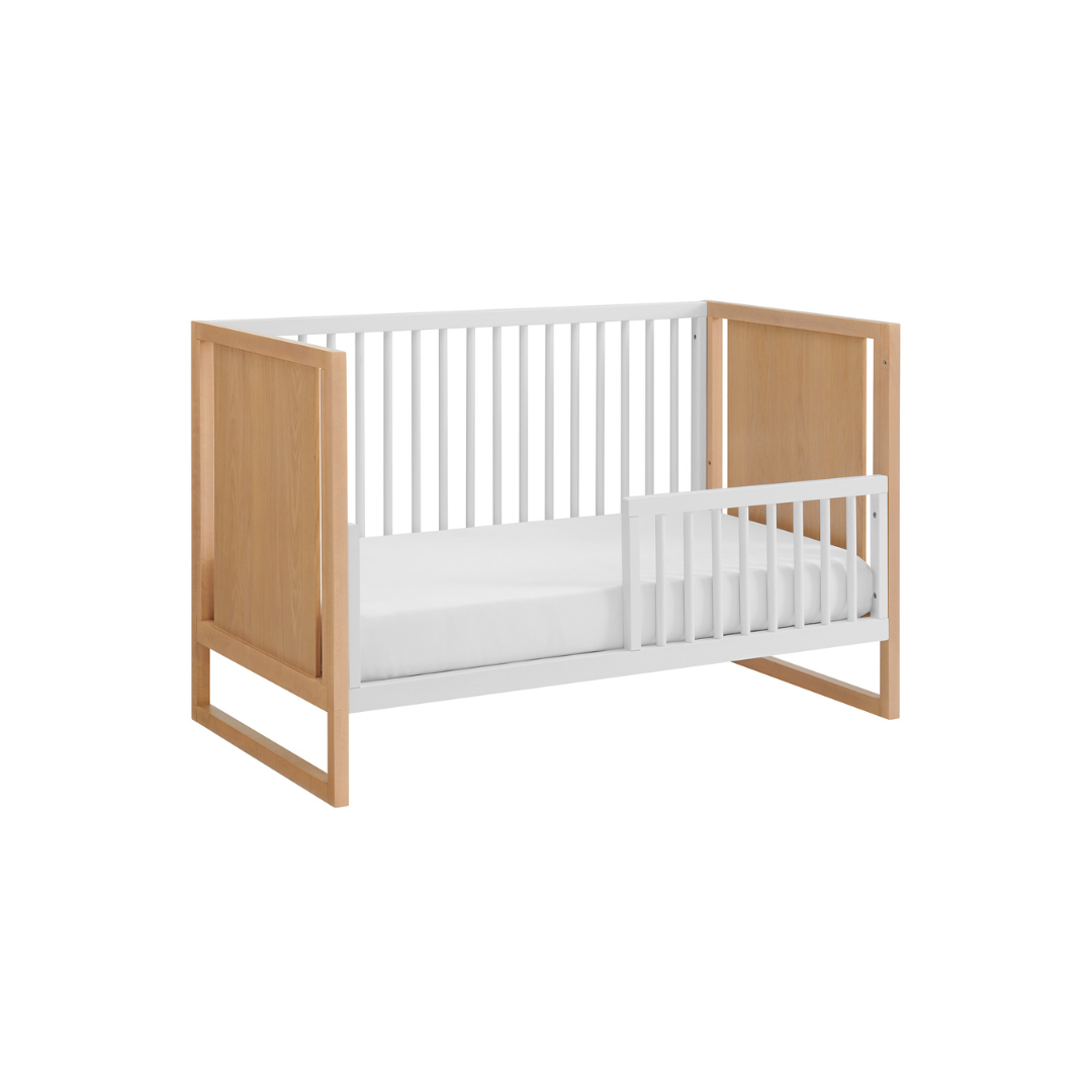 White and natural discount cot